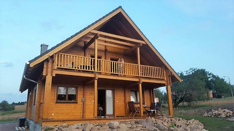 Holzblockhaus Magdalena Villa Altenberg Eksteriør billede
